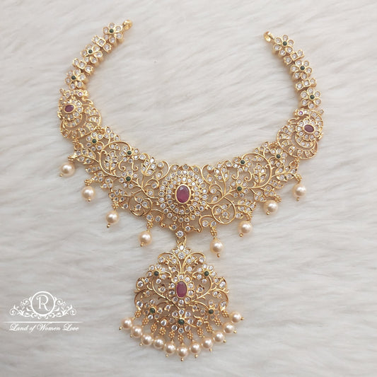 Silver Necklace Designs-RN79