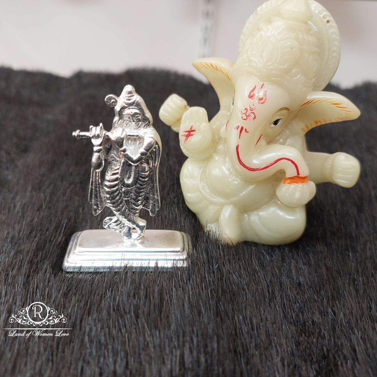 Silver God Krishna Idols