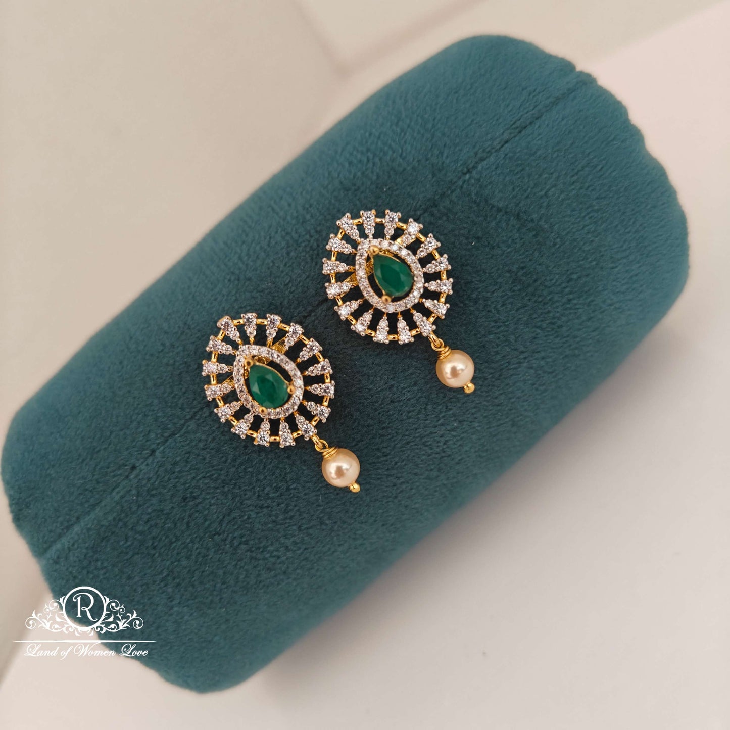 stud diamond finishing replica silver studs-rc94-90cp017 92.5 silver ramala jewelry / ramala collections