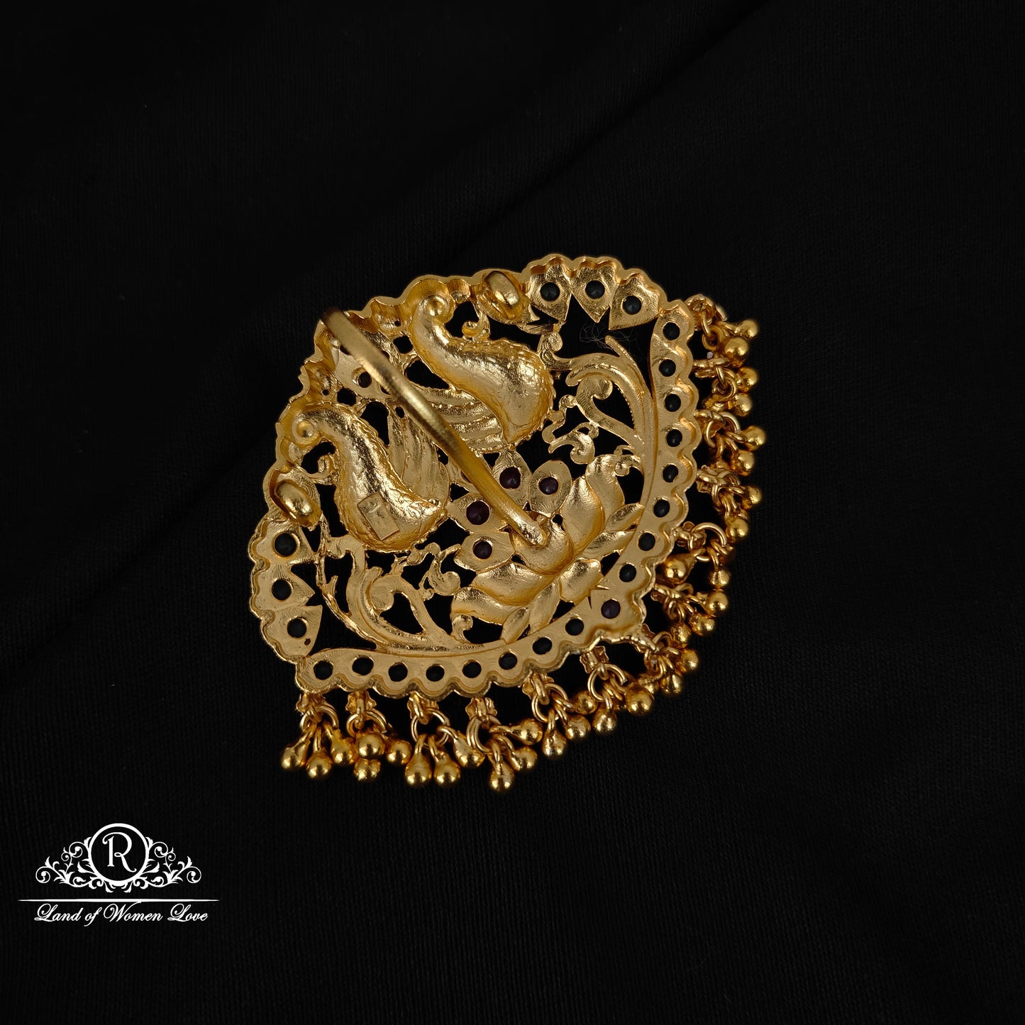 92.5 Silver Peacock design Pendant-RCCP422