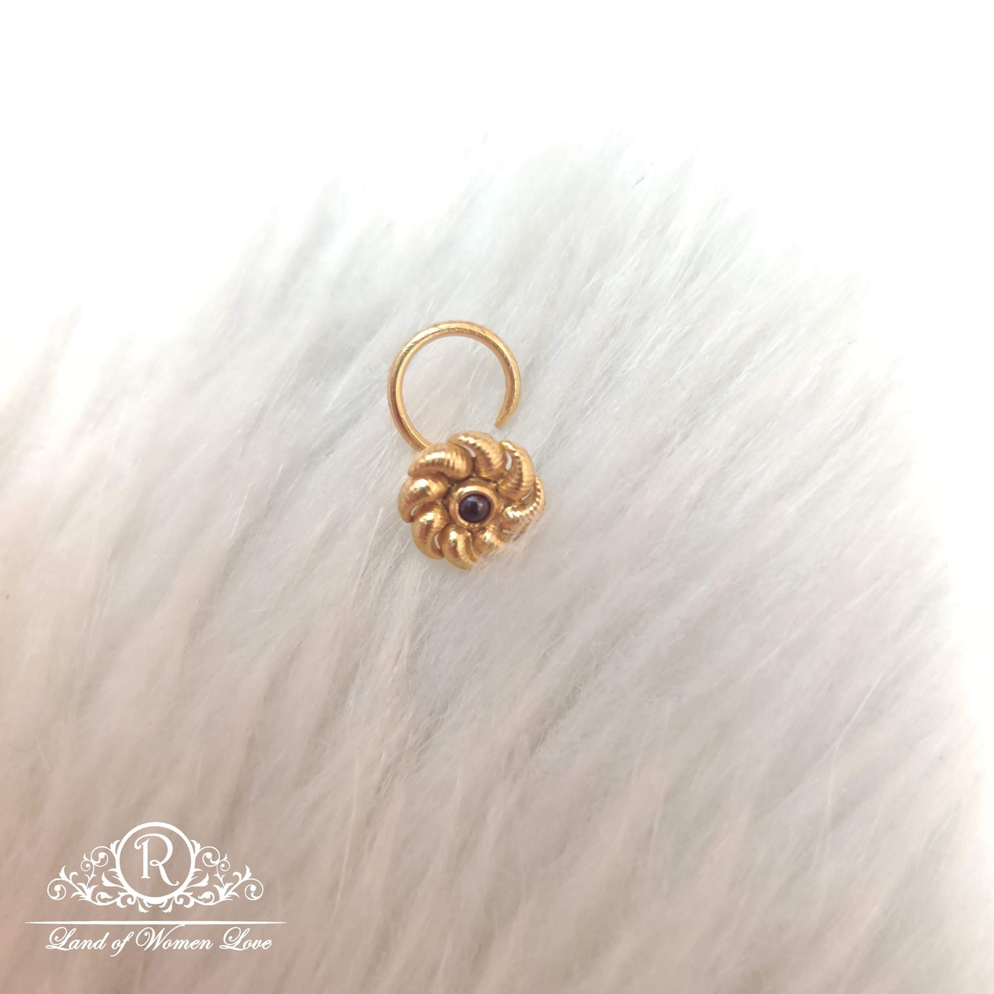 silver nose pins-ra82 92.5 silver ramala jewelry / ramala collections