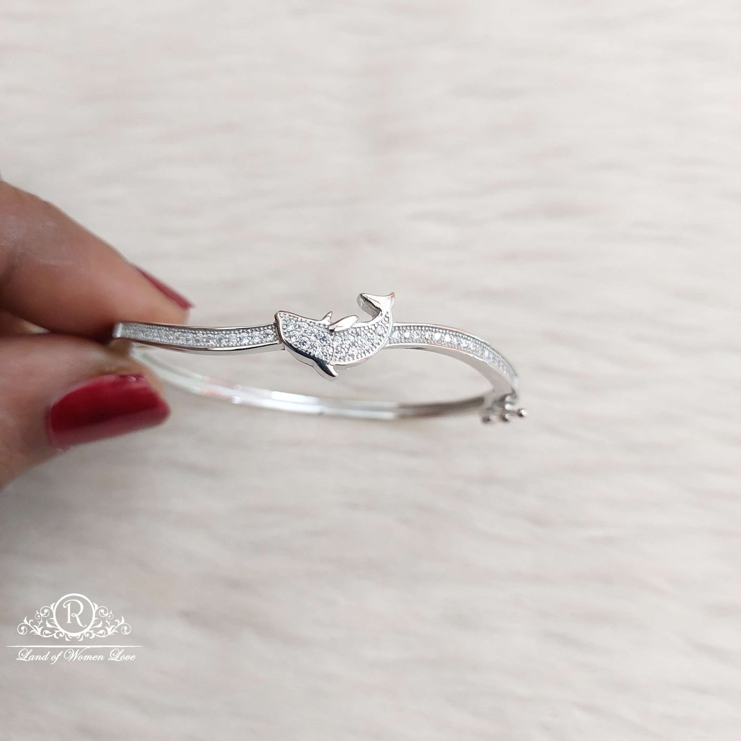 bangle silver kids kada bangle-s587 92.5 silver ramala jewelry / ramala collections