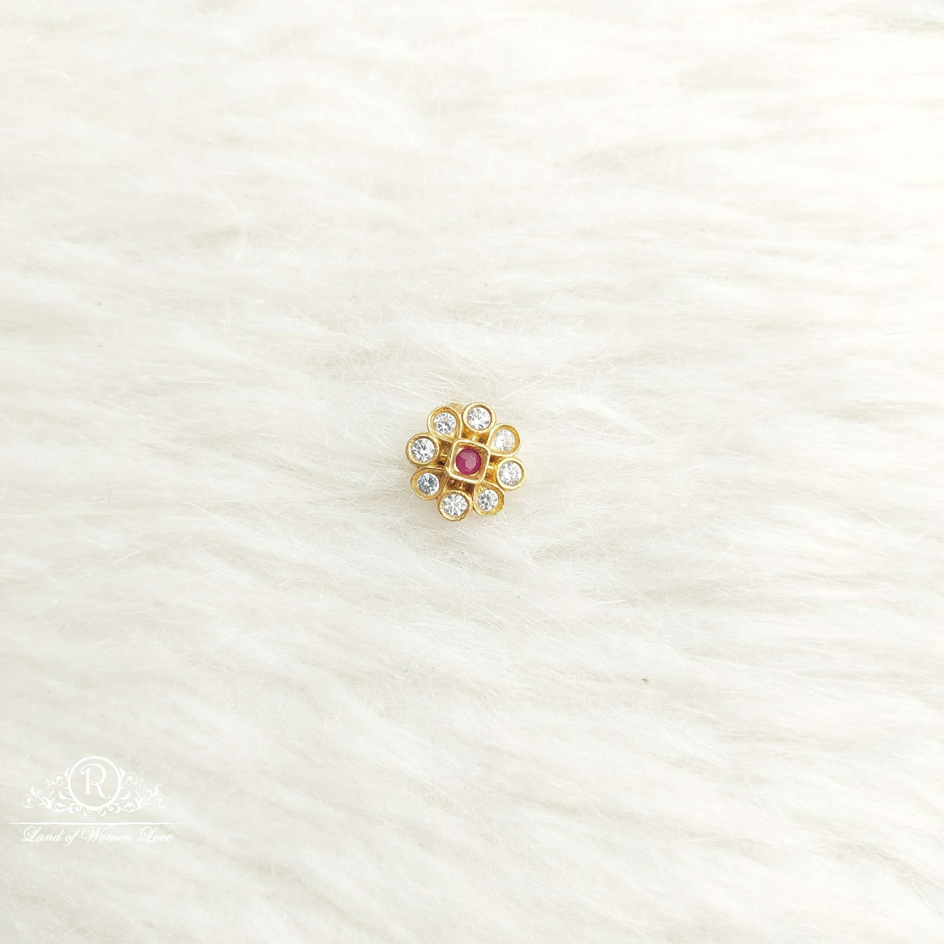 nose pin silver nose pins-sa507-2 92.5 silver ramala jewelry / ramala collections