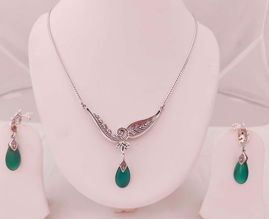 Silver necklace beautiful design -RCG059