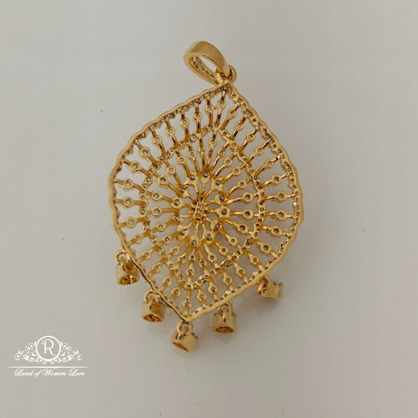 Silver Diamond Replica Design Locket-RCZ36