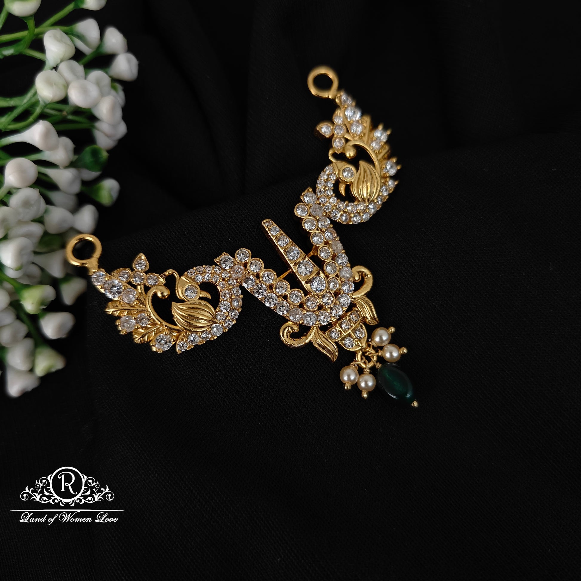 92.5 silver simple and cute mala locket - rcm1161 92.5 silver ramala jewelry / ramala collections