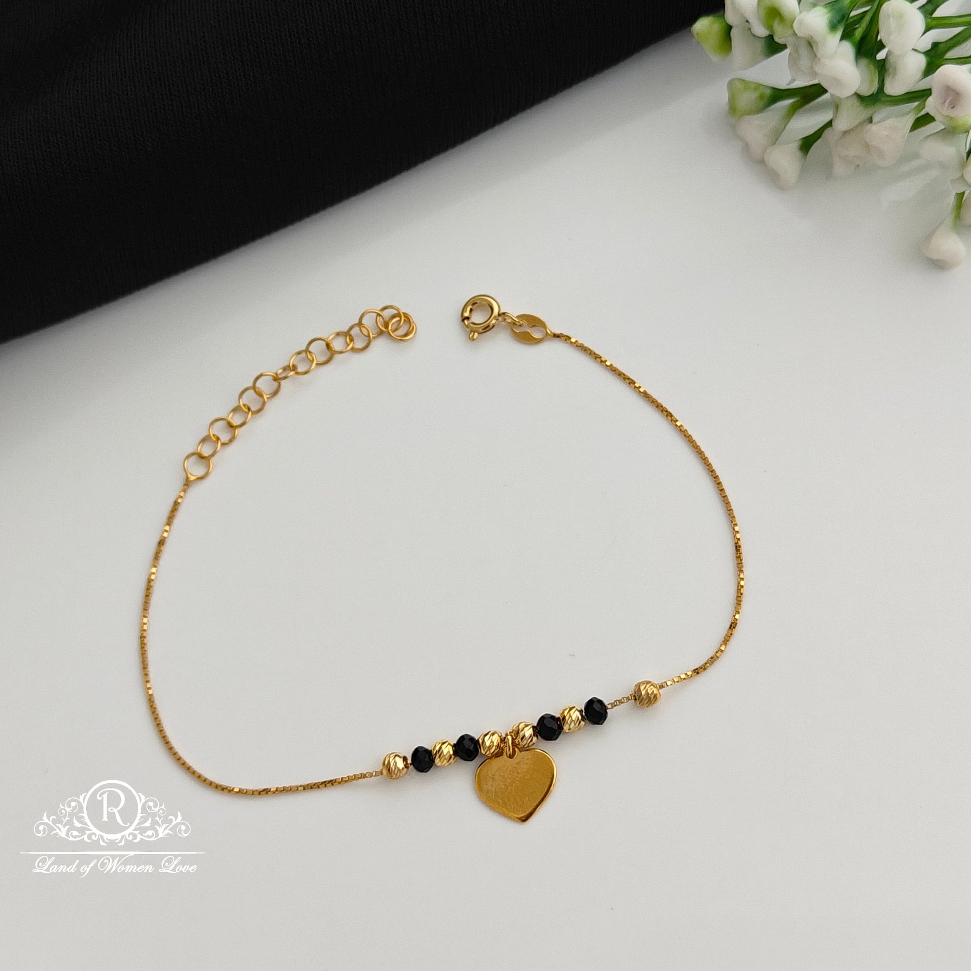 chain silver gold plated mangalsutra bracelets-rcrb23-2 92.5 silver ramala jewelry / ramala collections