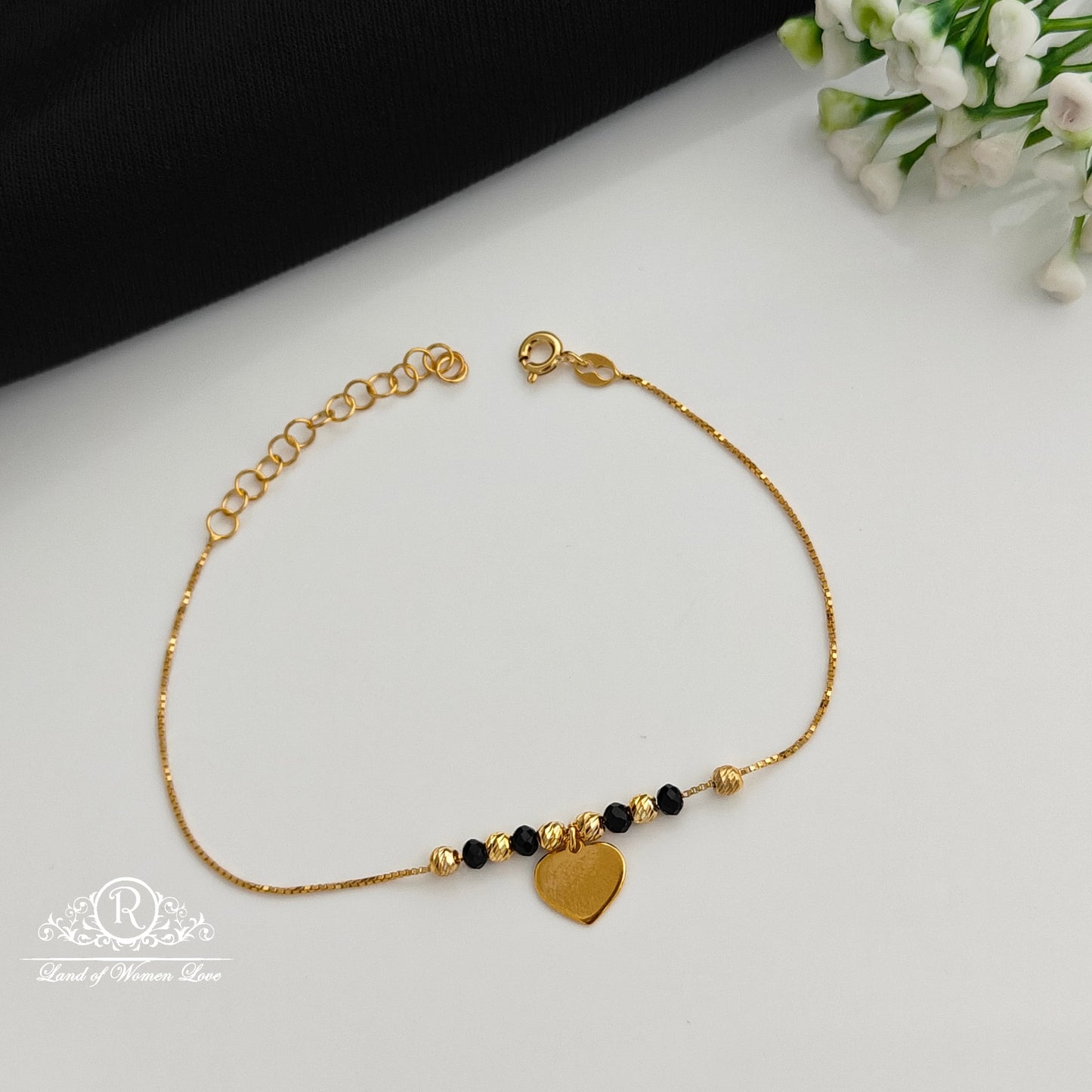 chain silver gold plated mangalsutra bracelets-rcrb23-2 92.5 silver ramala jewelry / ramala collections