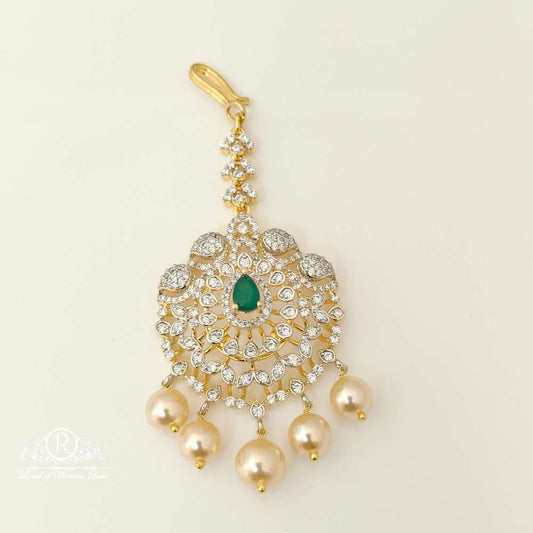 silver diamond replica design cz-stones tikkas-rccp35 cz 92.5 silver ramala jewelry / ramala collections