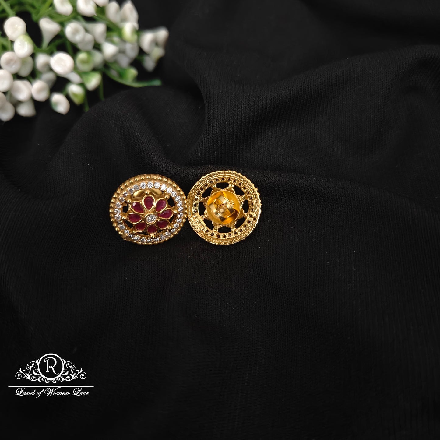 92.5 silver simple and Cute earrings - RC06M1230