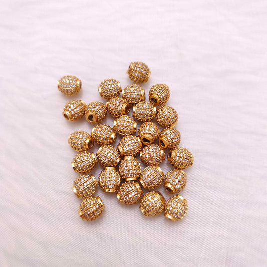 Silver CZ-stone balls-RCJR462