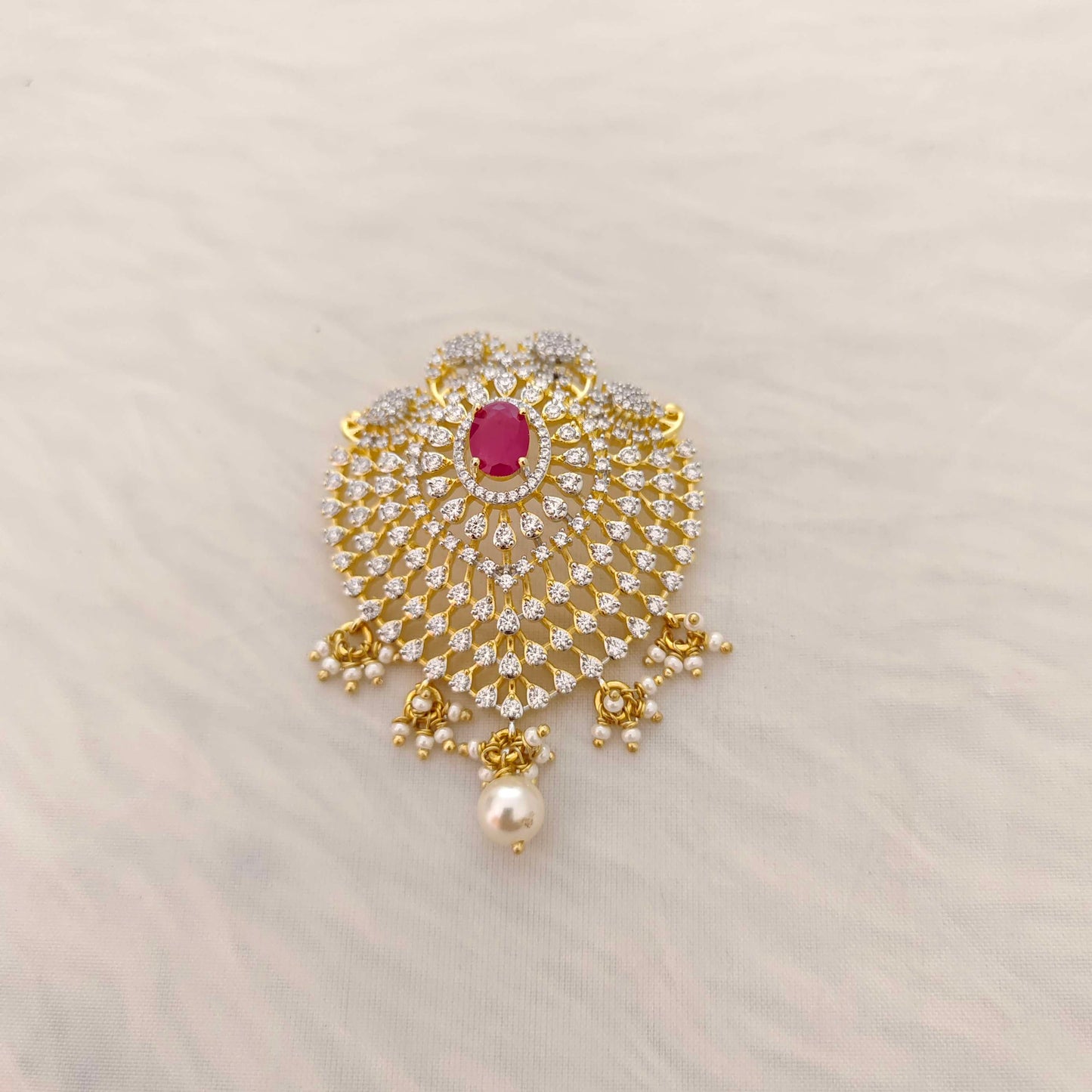 Silver Diamond replica pendant -RCT17