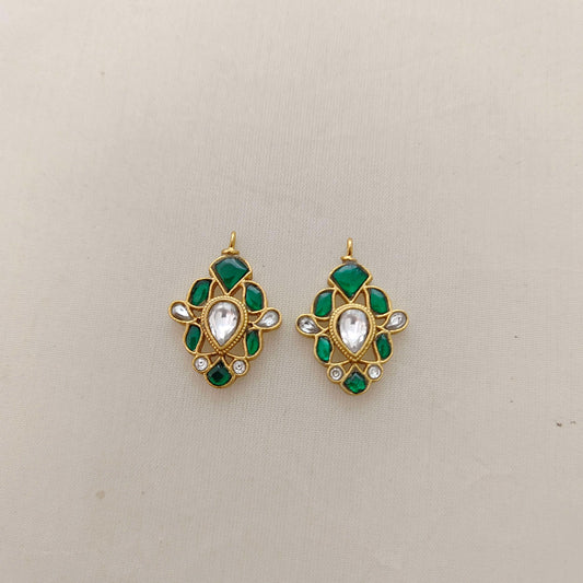 Silver kundan pendant -RCD264