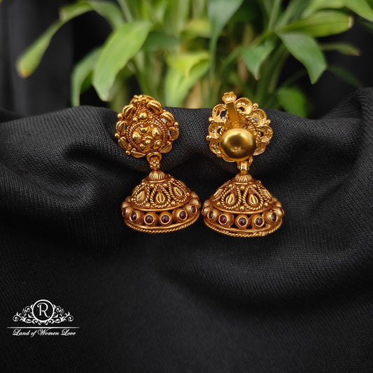 92.5 silver simple and Cute earrings - RCJR930