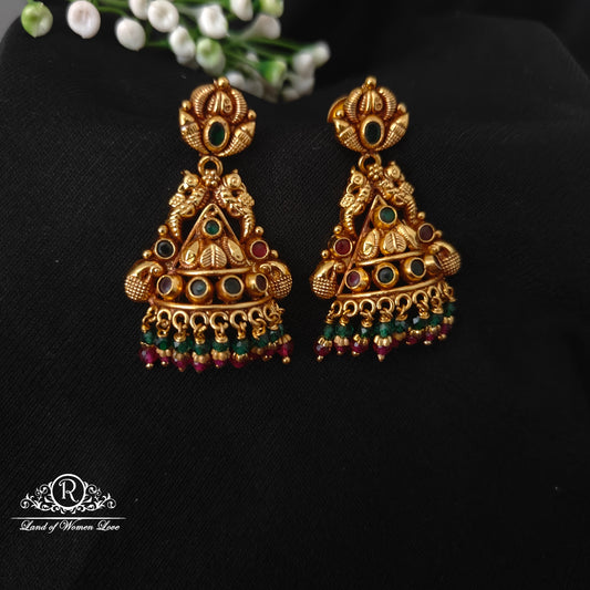 earrings 92.5 silver simple and cute earrings - rcjr980 92.5 silver ramala jewelry / ramala collections