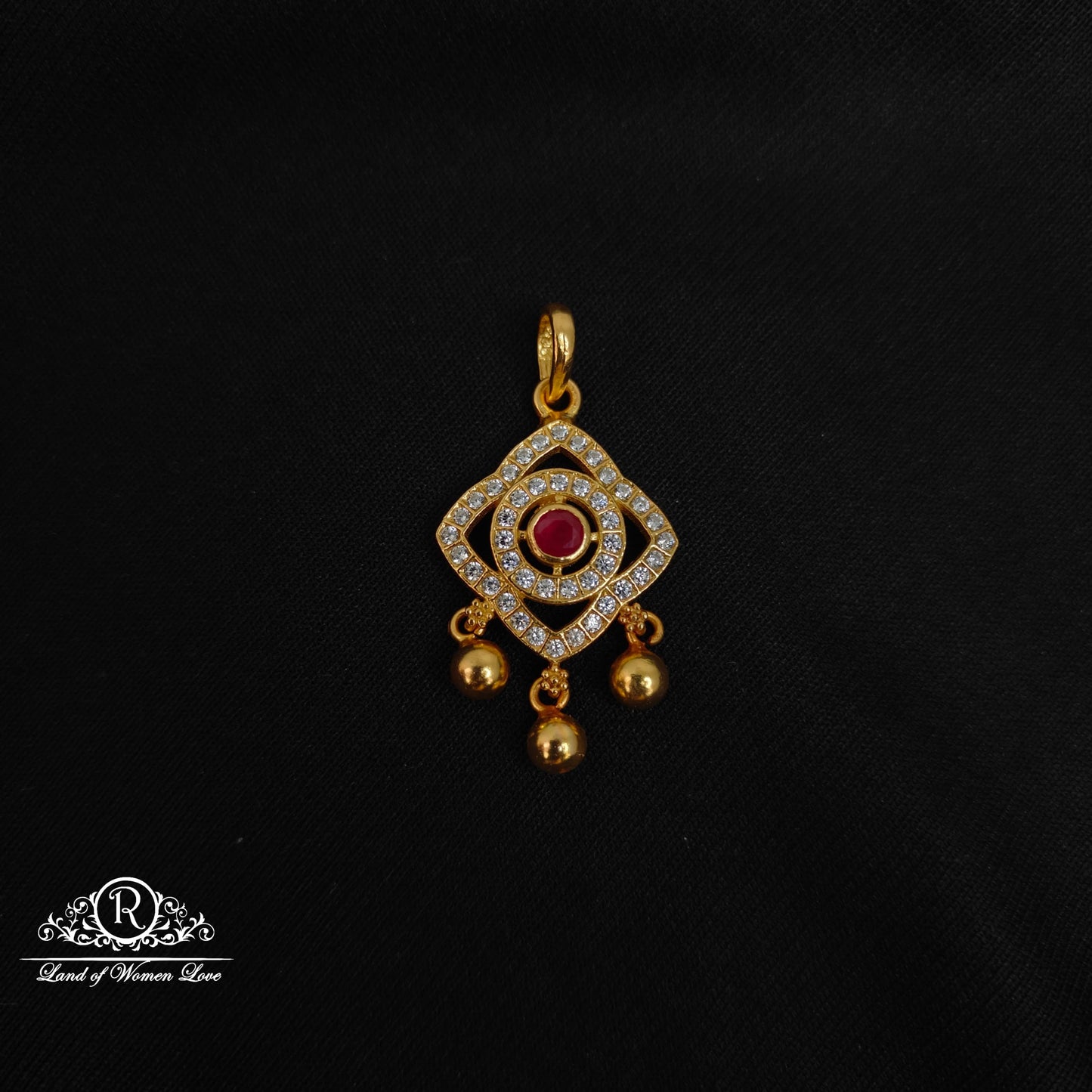pendant silver small pendant -rccp308 ruby 92.5 silver ramala jewelry / ramala collections