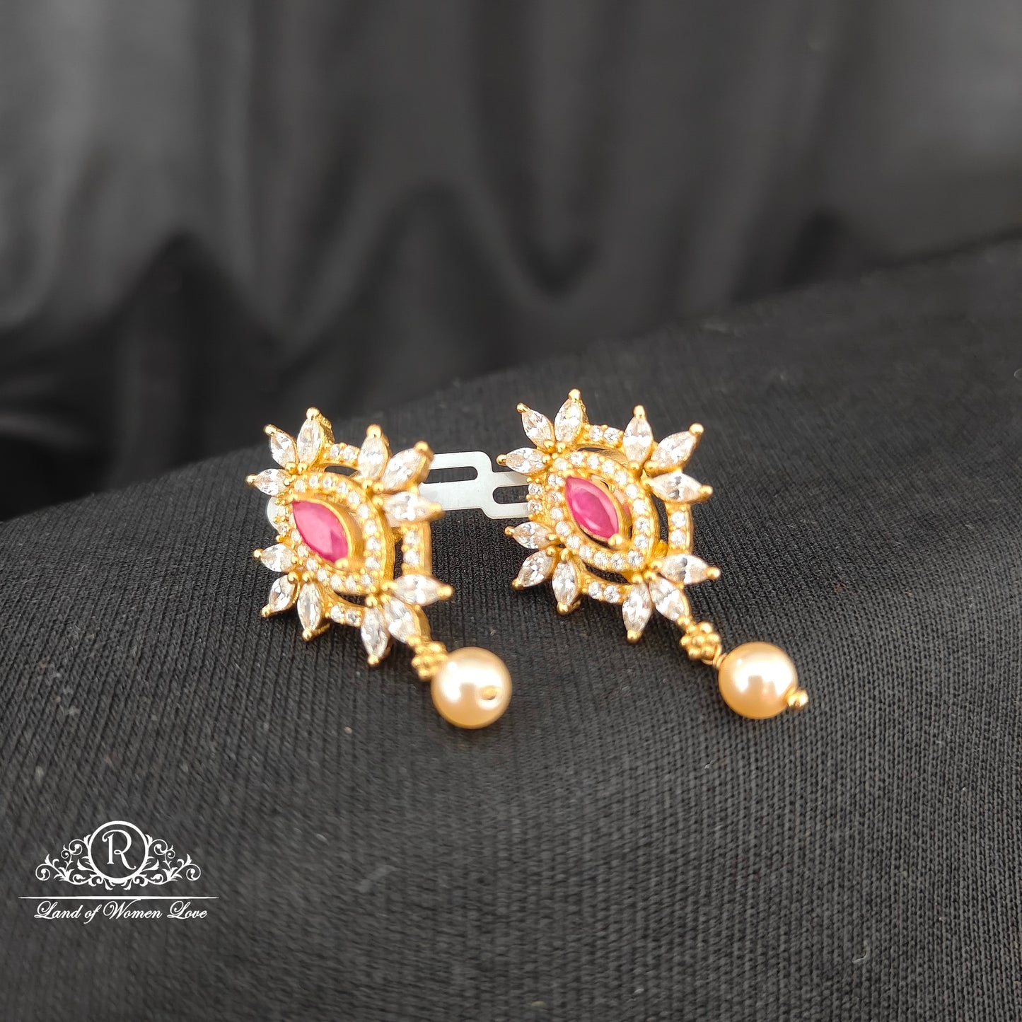 Silver earrings -RCM387