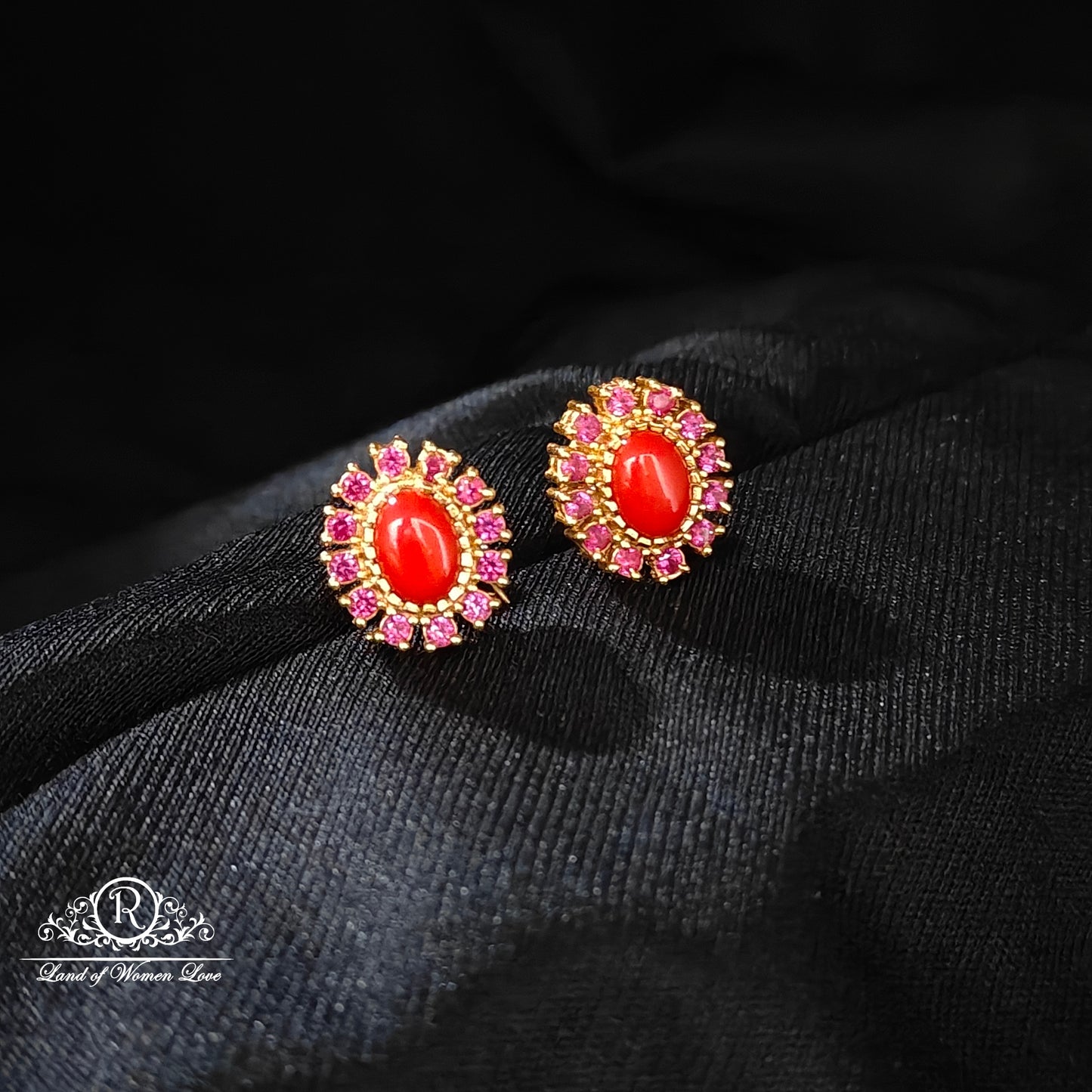 Silver earrings -RCM381