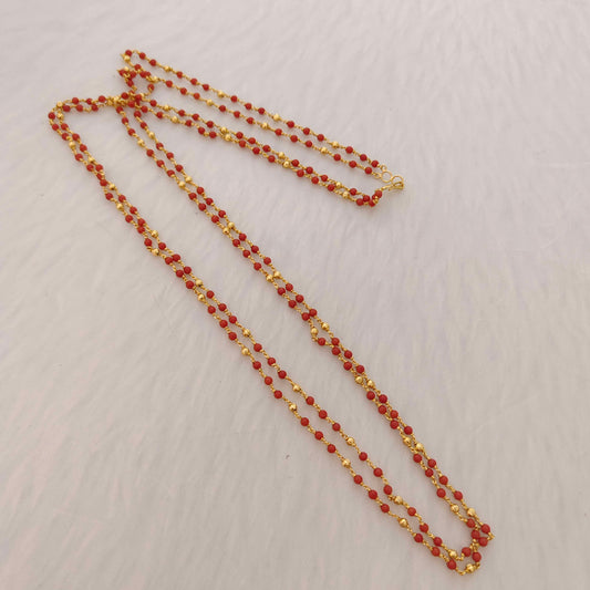 chain silver coral chain-rck172 coral 92.5 silver ramala jewelry / ramala collections