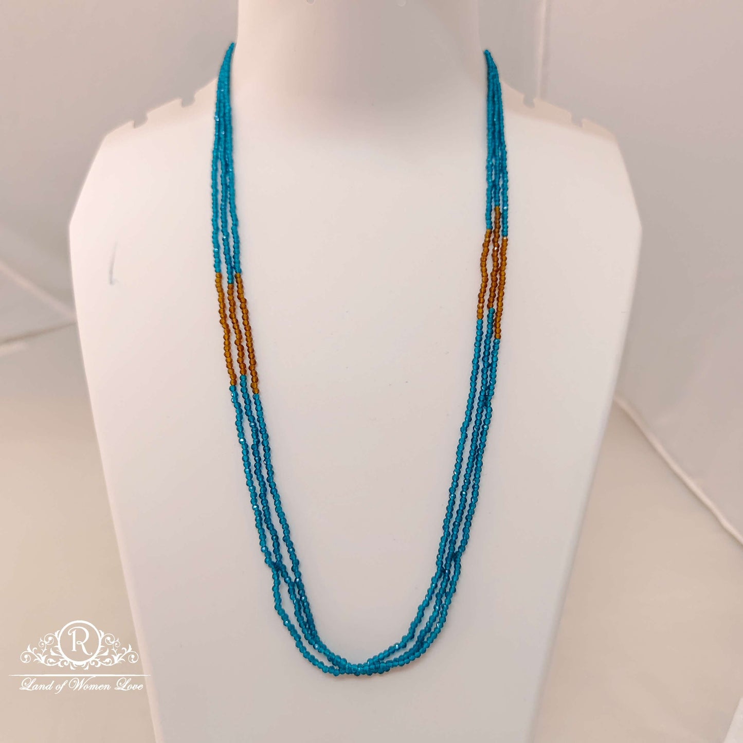 Peacock Green Colour Beads Chain-RCH200