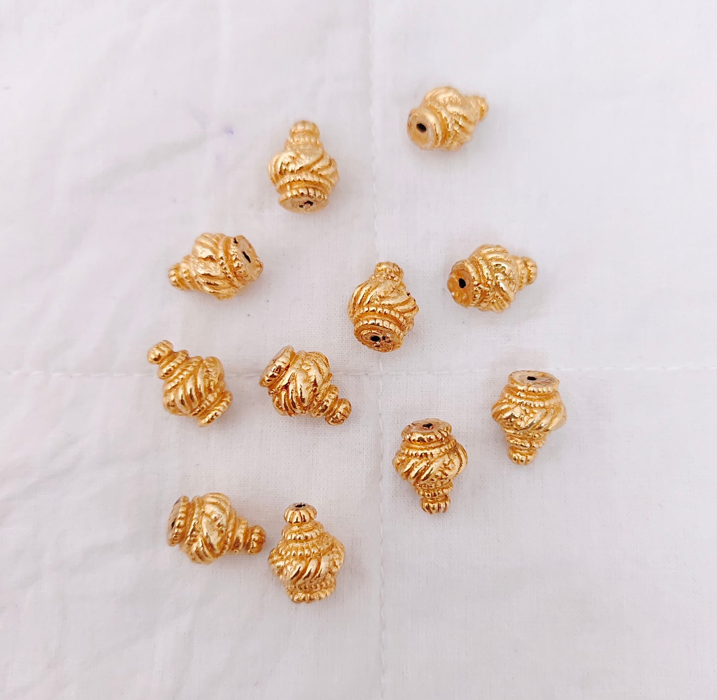 Silver base gold polish balls -RCV220