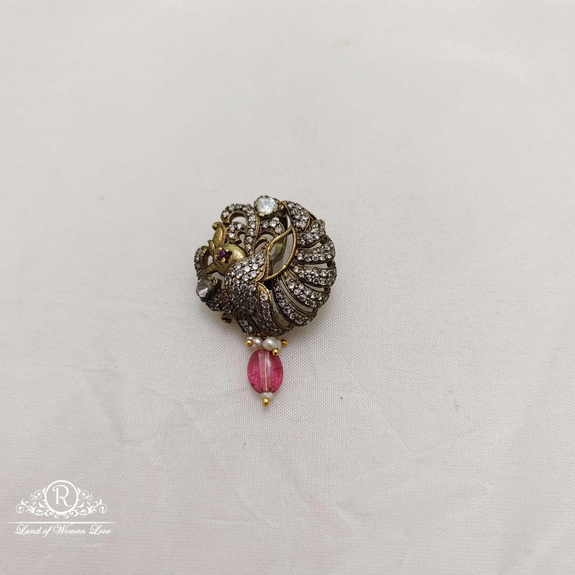 pendant silver victorian small pendant -rcc087 92.5 silver ramala jewelry / ramala collections