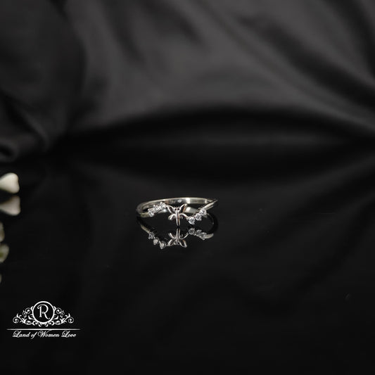 ring silver rodhium polish finger ring-rcra54 92.5 silver ramala jewelry / ramala collections