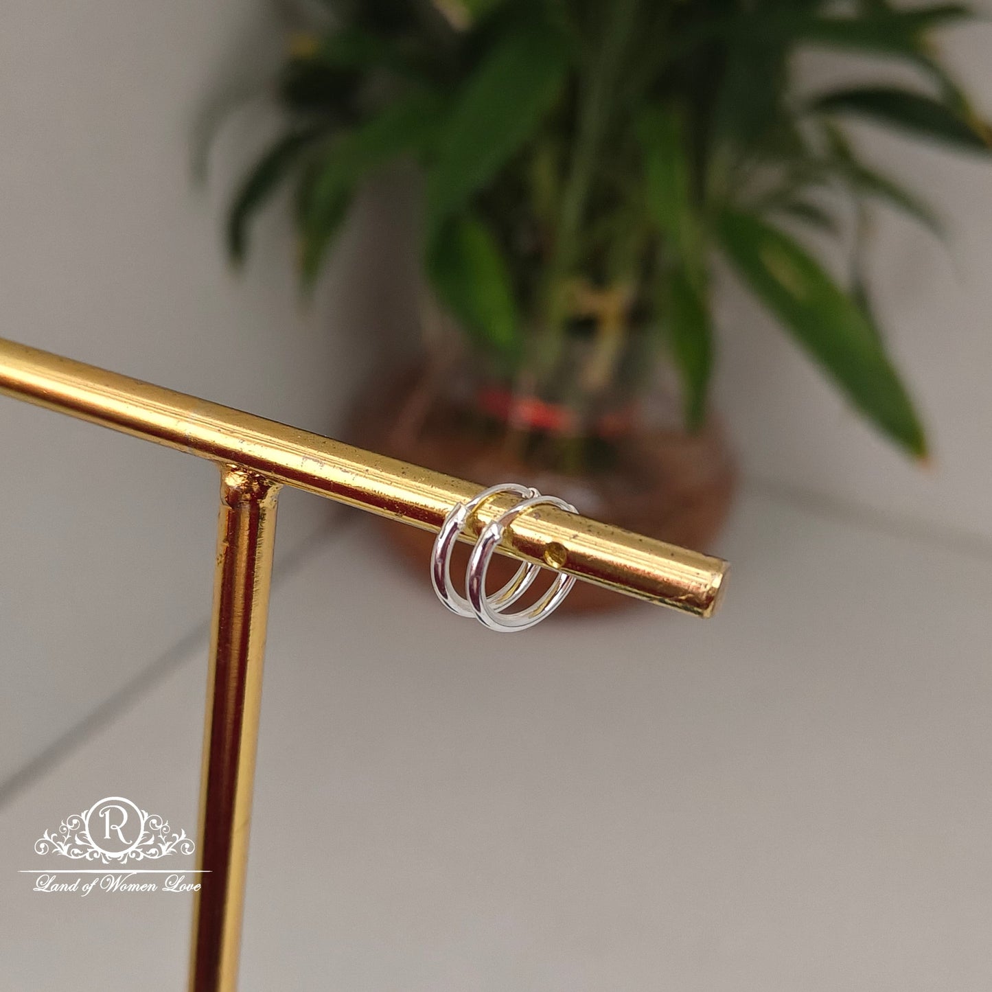 hoop silver hoop model kids earrings-rcrb2 92.5 silver ramala jewelry / ramala collections