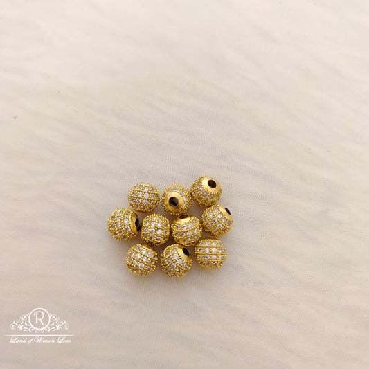 silver making accessories cz-balls-rcd431 cz 92.5 silver ramala jewelry / ramala collections