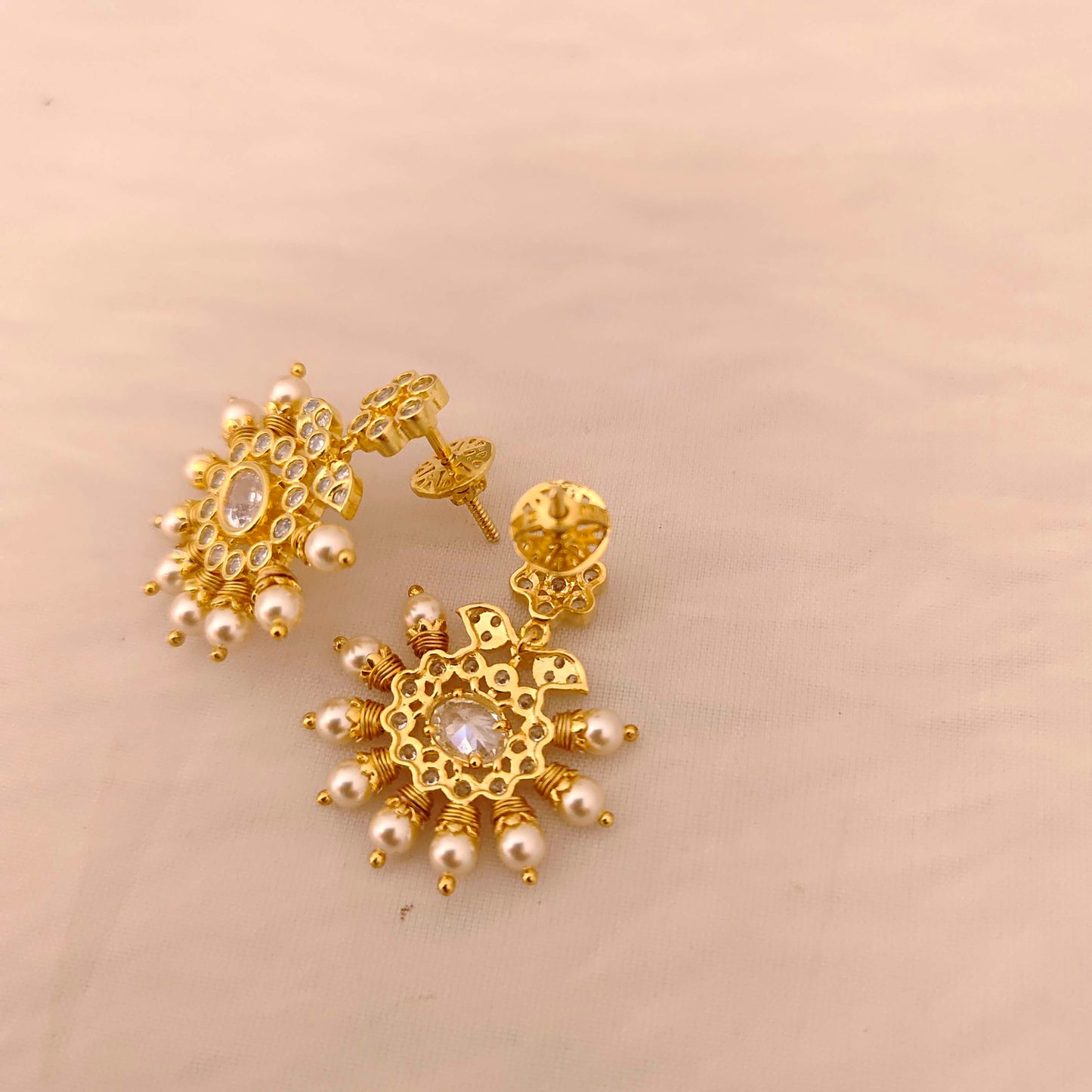 Silver earrings -RCD441