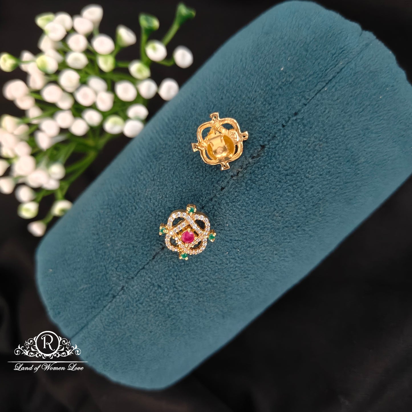 Silver cute and beautiful Earrings -RCBG096