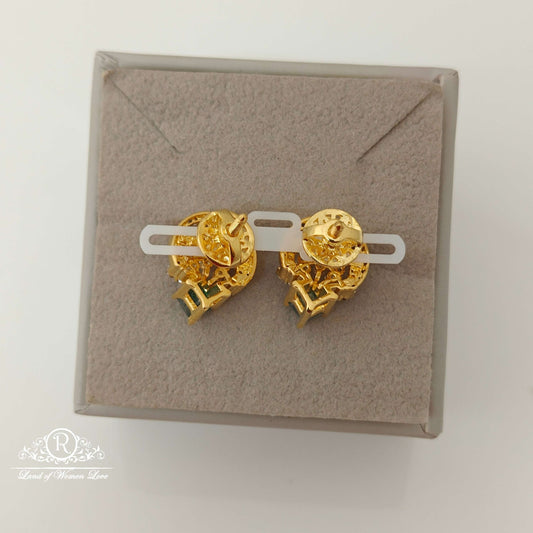 Silver Diamond Replica Design CZ-Stones Earrings-RCCP82