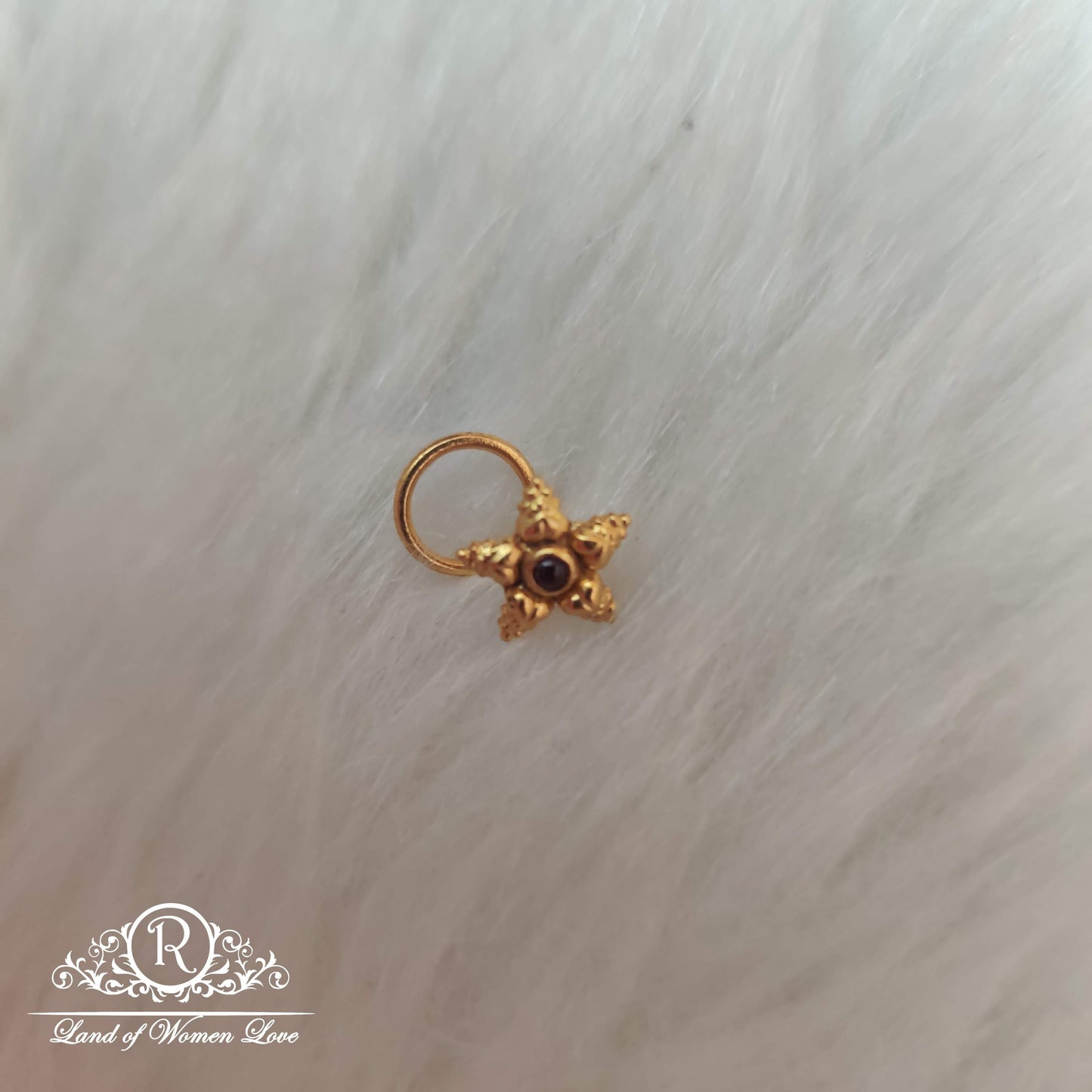 silver nose pins-ra79 92.5 silver ramala jewelry / ramala collections