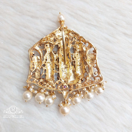 Silver Nakshi Ramparivaram Locket-S866