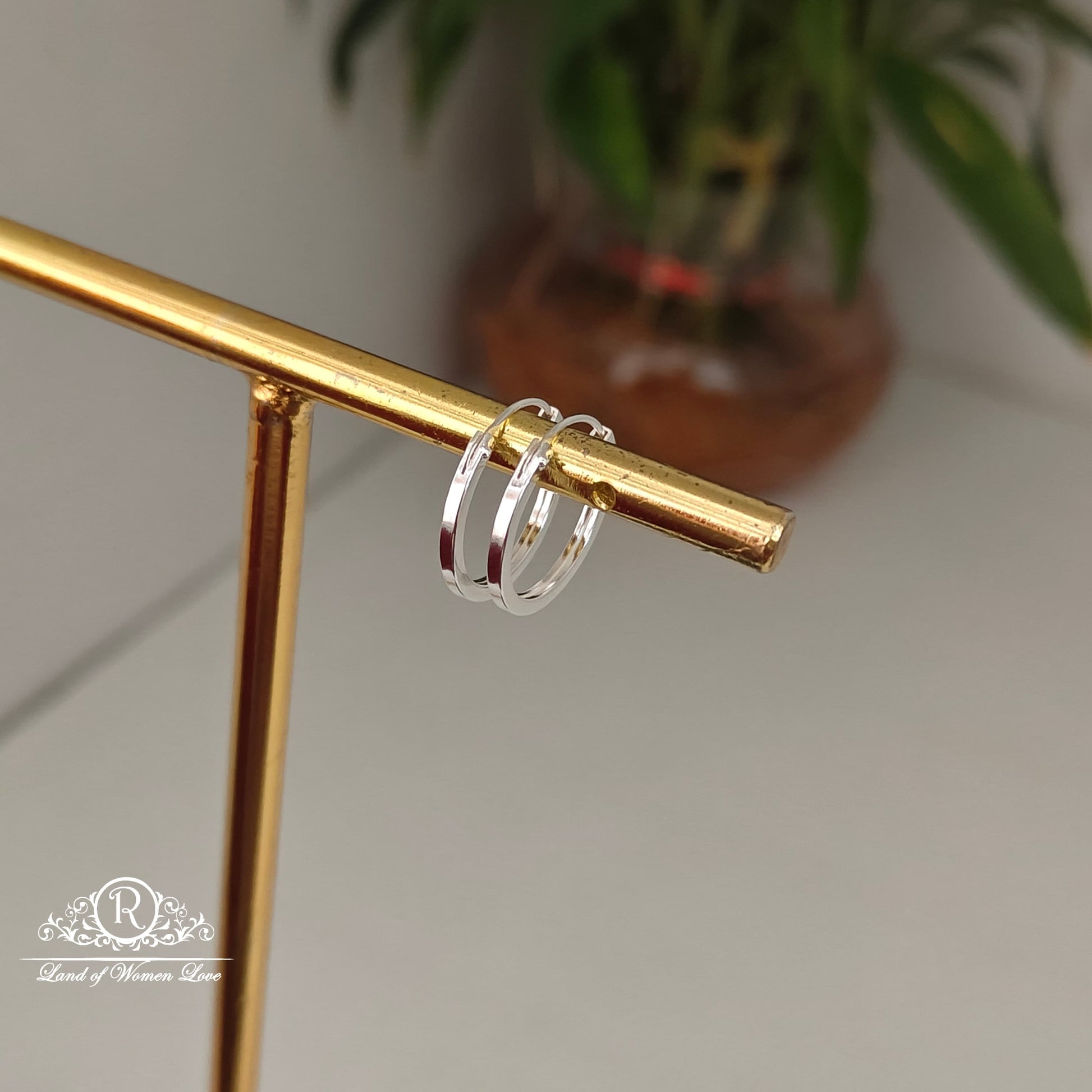 hoop silver hoop model kids earring -rcrb3 92.5 silver ramala jewelry / ramala collections