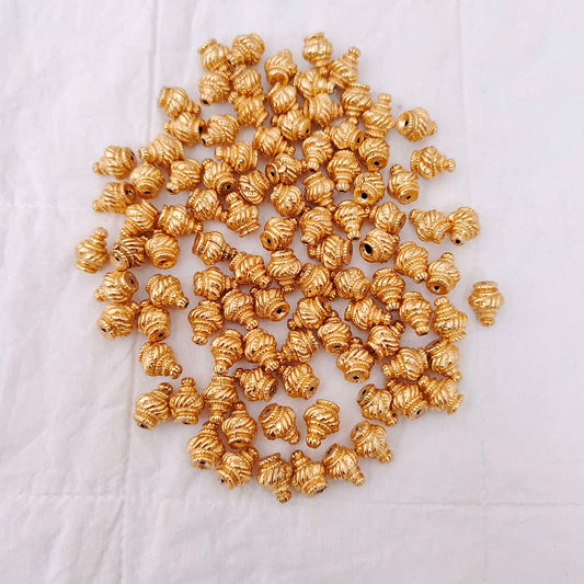 silver base gold polish balls -rcv220 92.5 silver ramala jewelry / ramala collections