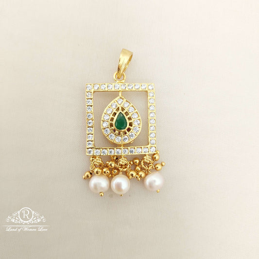 silver white stones double side locket-m176 92.5 silver ramala jewelry / ramala collections