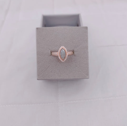 ring silver rose gold polish finger ring design -rcg077 92.5 silver ramala jewelry / ramala collections