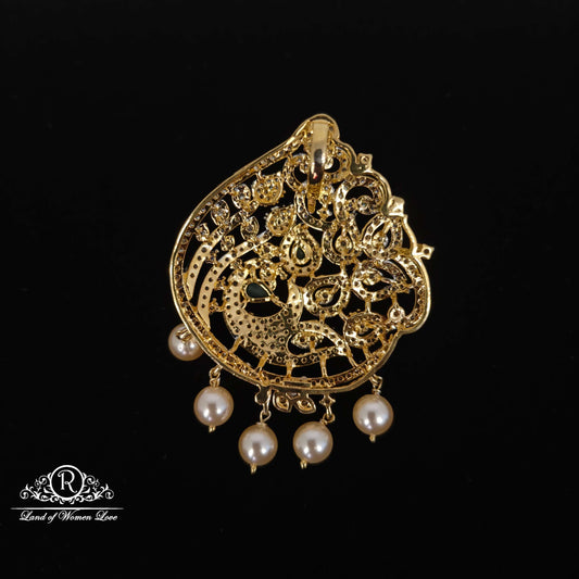 Diamond finishing Silver Pendant-RC94-90M01