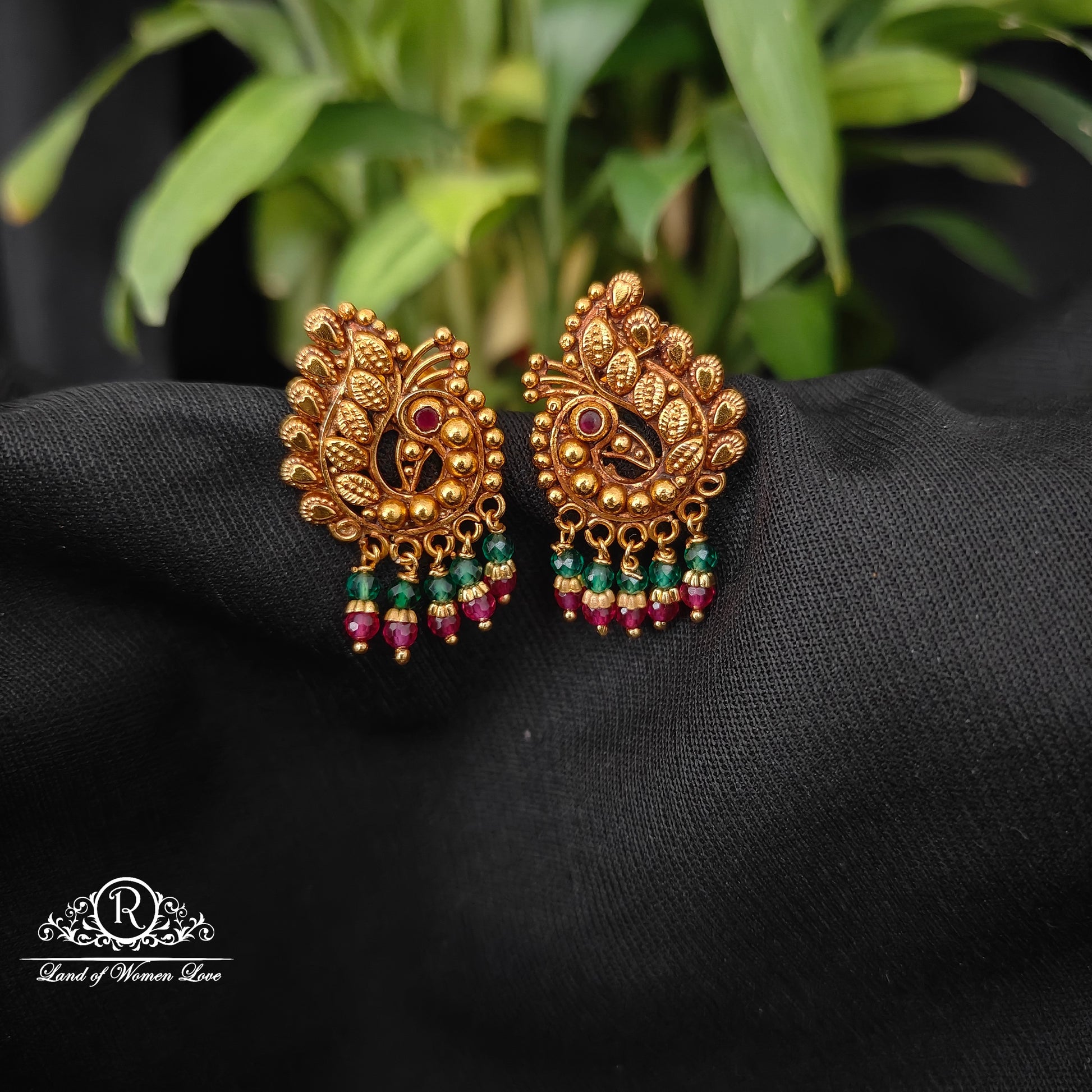 earrings 92.5 silver simple and cute earrings - rcjr935 92.5 silver ramala jewelry / ramala collections