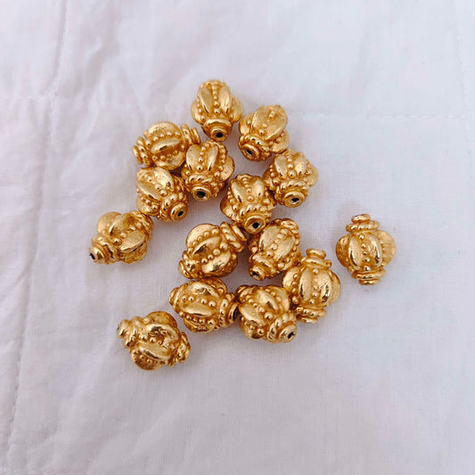 Silver base gold polish balls -RCV219