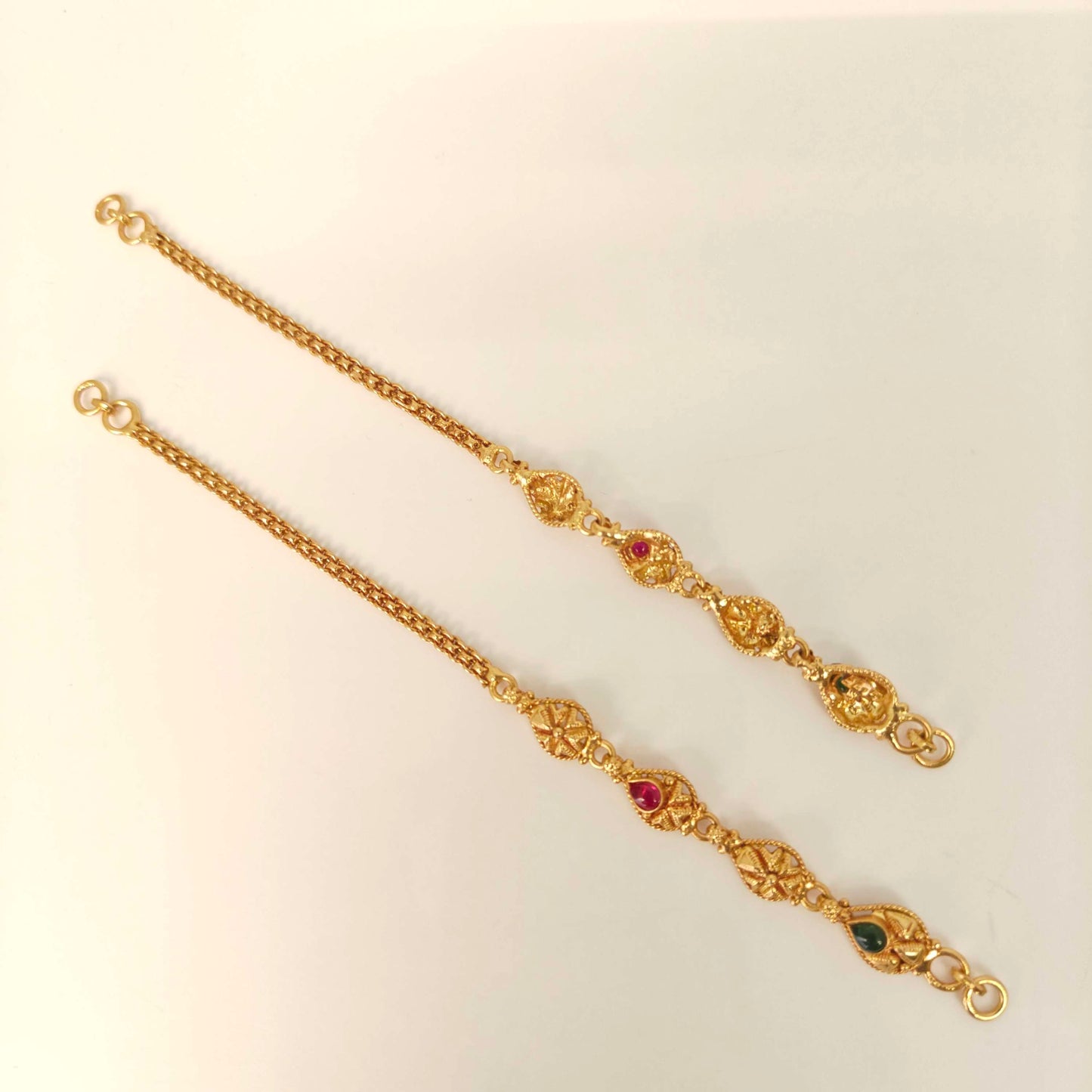 Silver Ear Chains-RC85-70CP093