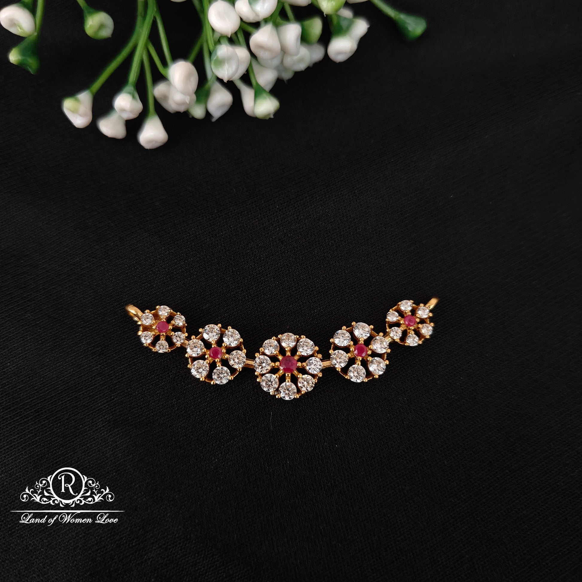 92.5 silver simple and cute mala locket - rcjr994 92.5 silver ramala jewelry / ramala collections