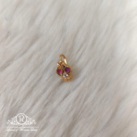silver nose pins-ra75 92.5 silver ramala jewelry / ramala collections