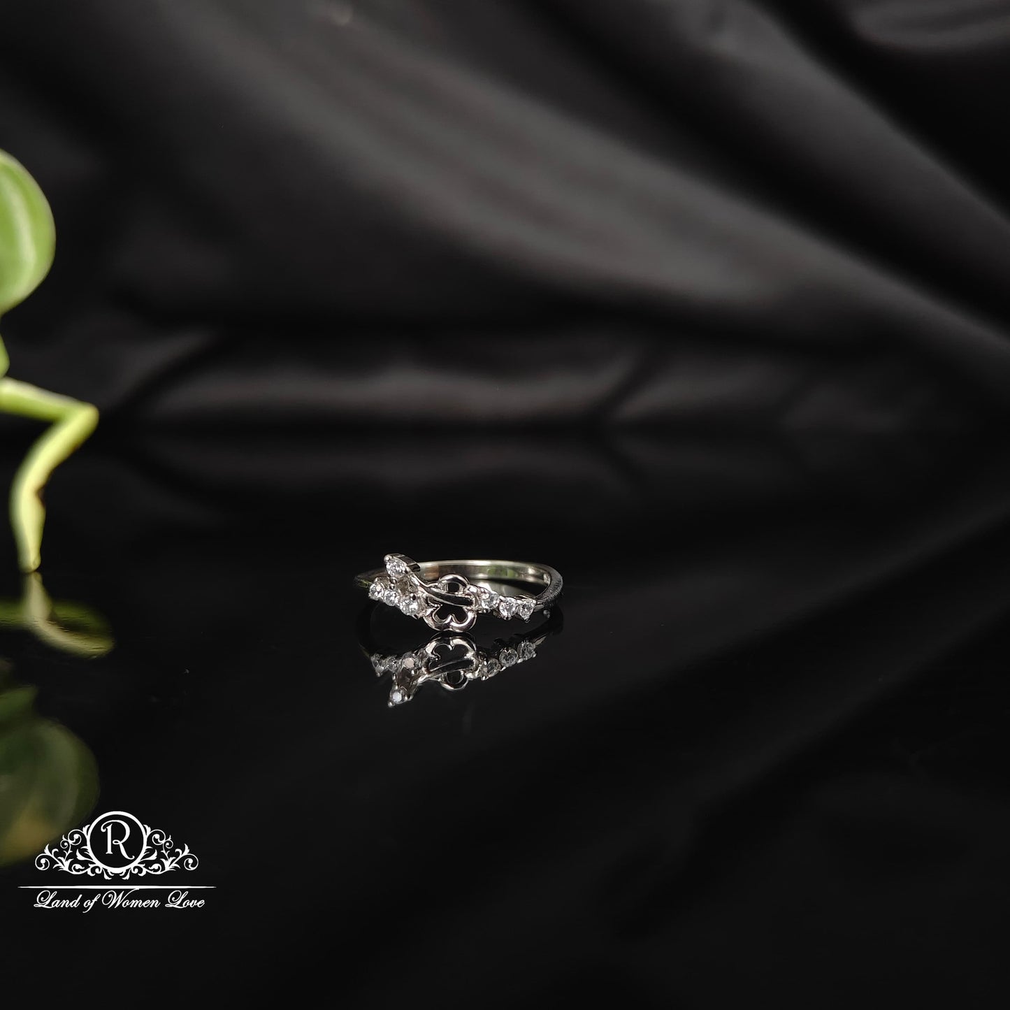 ring silver rodhium polish finger ring-rcra59 92.5 silver ramala jewelry / ramala collections