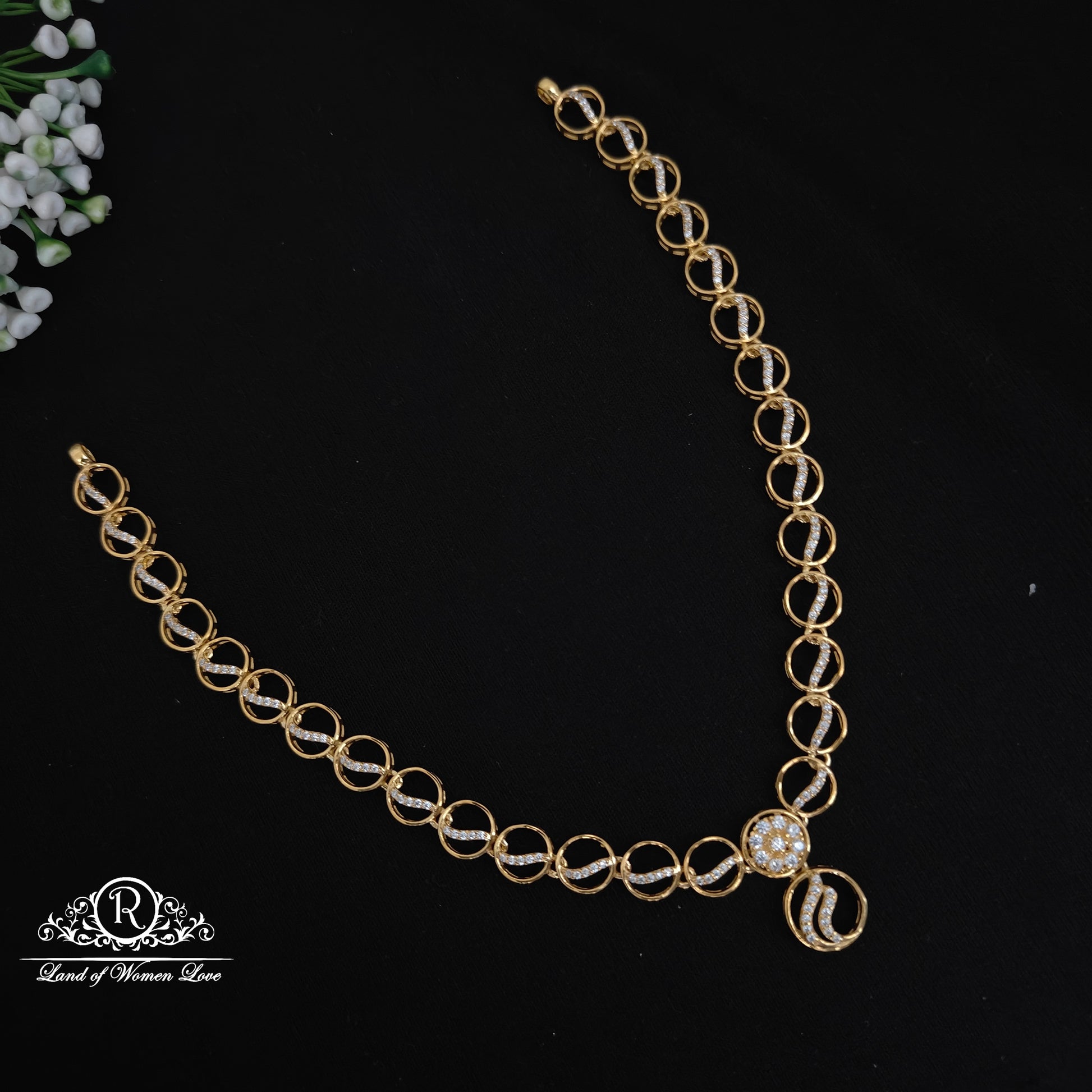 necklace silver cute and beautiful necklace 92.5 silver ramala jewelry / ramala collections