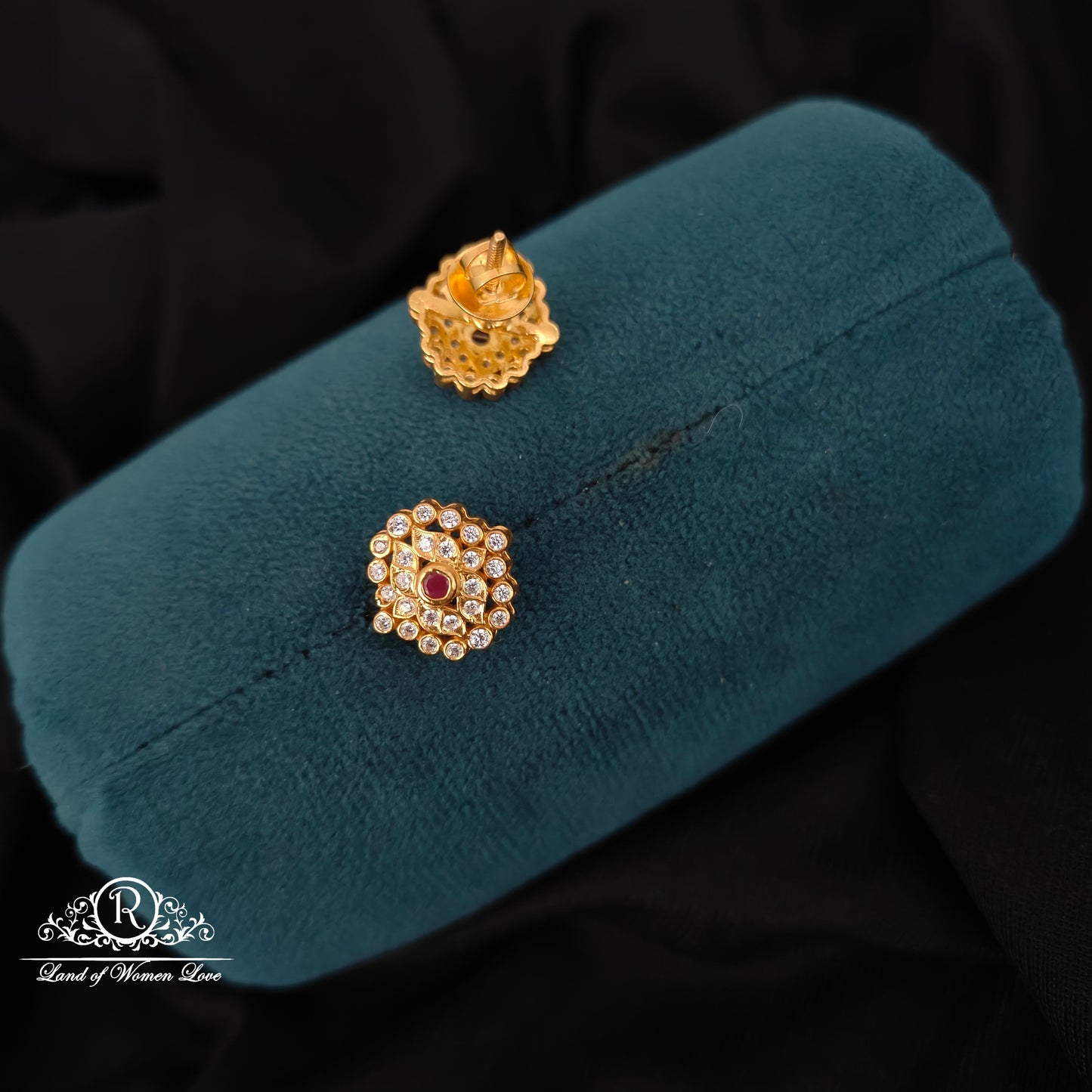 92.5 silver simple and Cute earrings - RCBG072