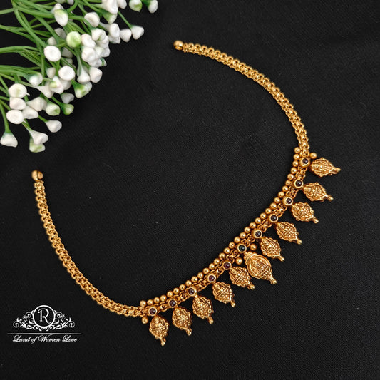 necklace silver lakshmi devi design necklace -rc06m406 92.5 silver ramala jewelry / ramala collections