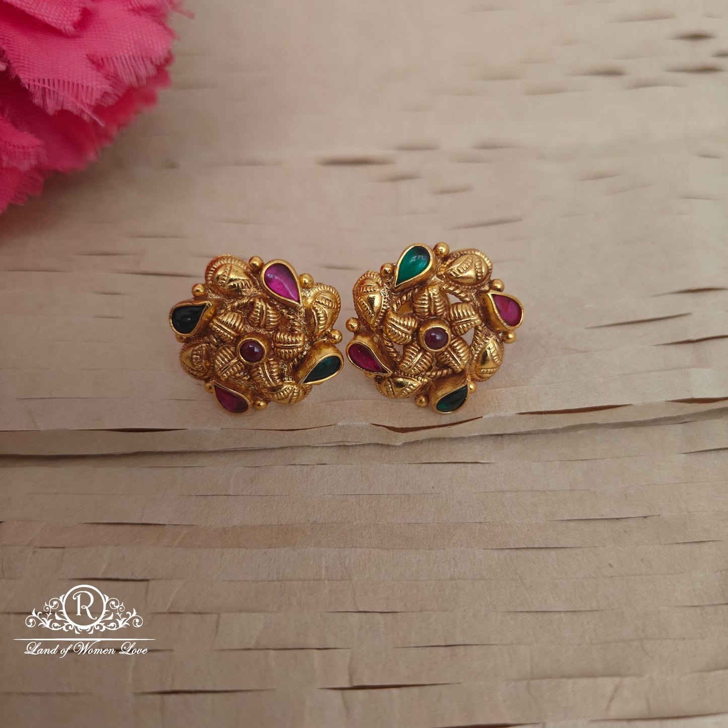 earrings 92.5 silver simple and cute earrings - rc06m1221 92.5 silver ramala jewelry / ramala collections