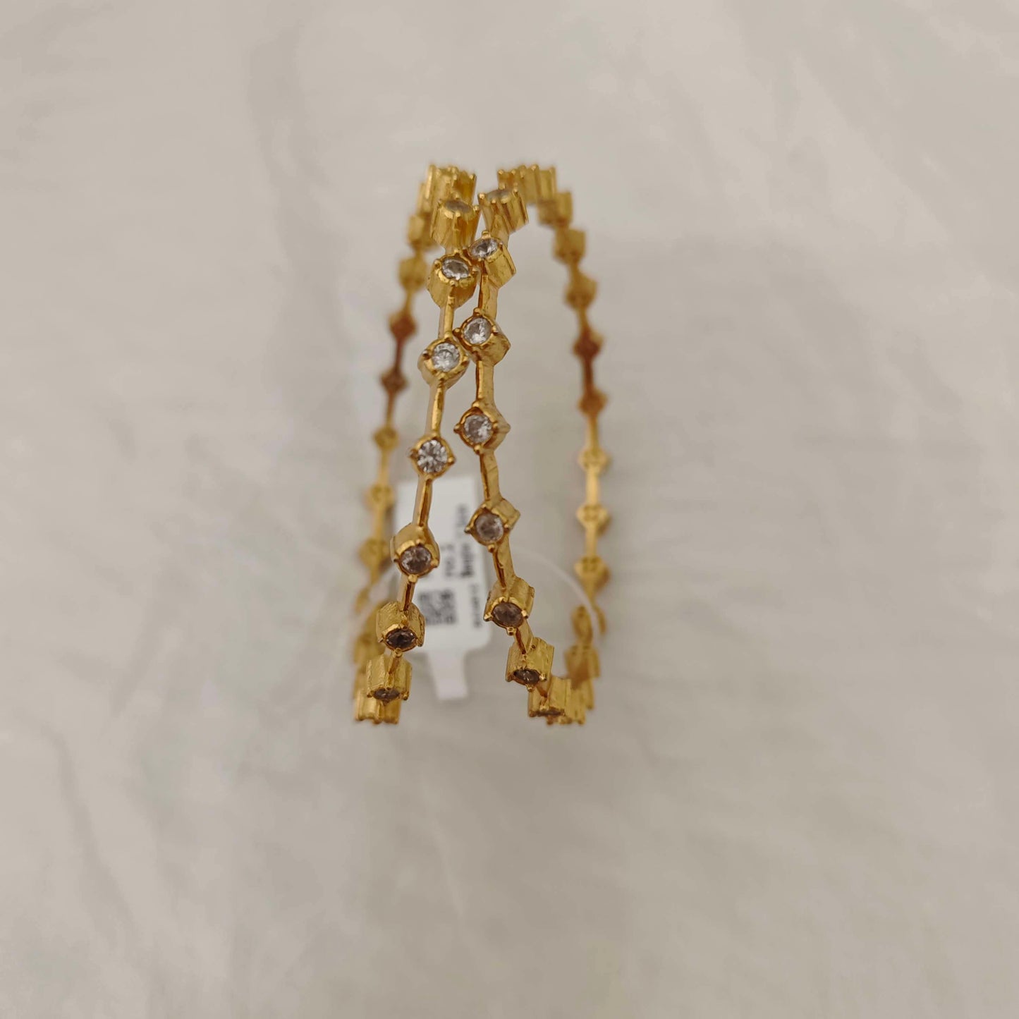 Silver Diamond replica Design Bangles-RCH512